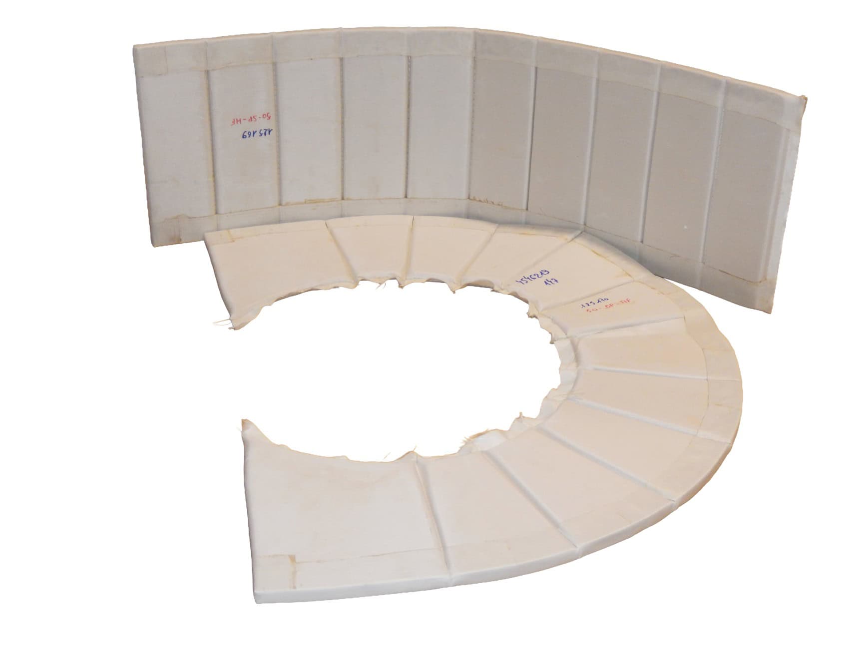 Panneaux Microtherm Slatted pour isolation cylindrique et surfaces courbes